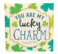 Lucky Charm Mini Wood Plaque